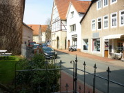 Foto: Blick über den Zaum auf die Königstrasse