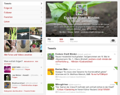 Der Twitteraccount mit Headerbild aus dem «Speiseraum» No. 1